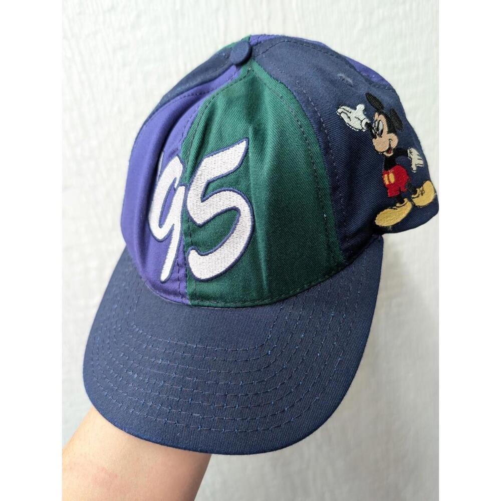 Vintage Disneyland Walt Disney Mickey Mouse Baseball Cap One Size 90's Snap Back